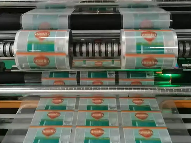 100% recyclable MDOPE mono-matériau alimentations pour chiens Sachet Filmstock